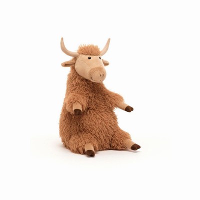 Jellycat Herbie Highland Cow Farmyard USA | 46837TOUK